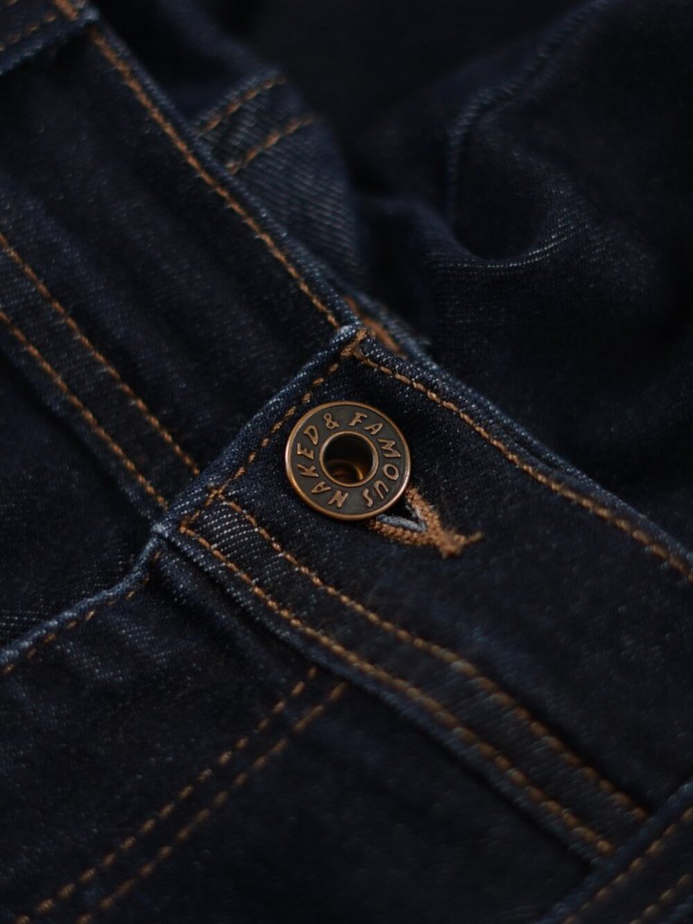 Naked & Famous Weird Guy Active Motion Jeans Dark Indigo 34 - Picture 3 of 9